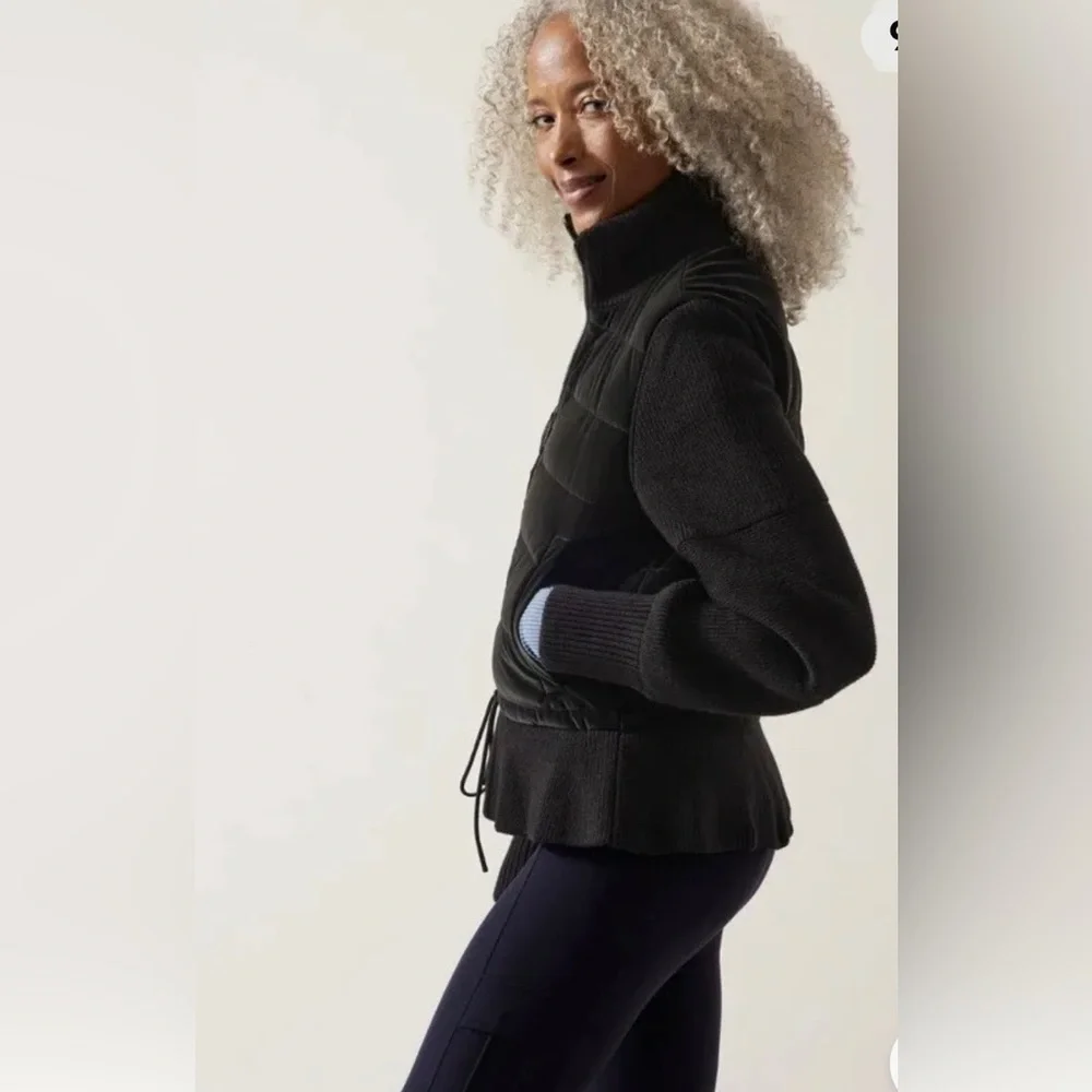 ATHLETA Black Hanover Hybrid Insulated Jacket - Picture 2 of 6